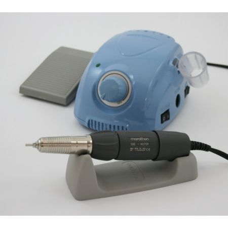 Saeyang Marathon-3 Champion New - щеточный зуботехнический микромотор, с наконечником SDE-H37SP, 35000 об/мин, педаль SFP-27