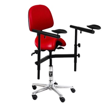 Bambach MS - эрготерапевтический стул-седло для работы с микроскопом