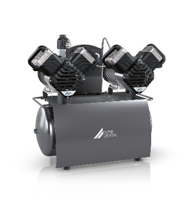 Durr Dental Duo Tandem – компрессор с двумя агрегатами для 4 стоматологических установок, с осушителем