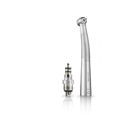 Boralina - турбинный наконечник с кнопочным зажимом бора и 4-х канальным переходником Unifix