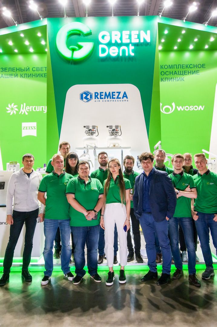 Стенд компании GREEN DENT на выставке Дентал Салон 2019_027
