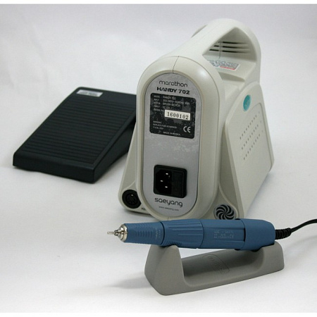 Saeyang Marathon HANDY 702 Lite - зуботехнический микромотор повышенной мощности с наконечником SDE-SH37L М 45, 40000 об/мин, 100 Вт, FS60N