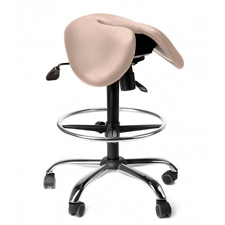 Gravitonus EZDuo - эргономичный стул-седло врача-стоматолога, двуразделенное седло